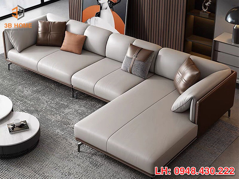 Ghế sofa bọc da nhập khẩu cao cấp 